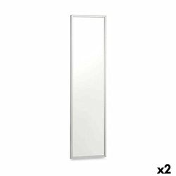 Gift Decor Espejo de Pared 30 x 120 cm Plateado Madera MDF (2 Unidades)