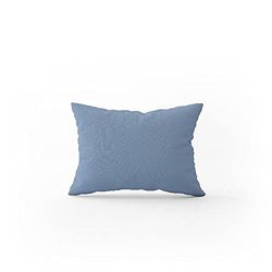 Homemania Taie d'oreiller Double - Ensemble 2 - pour l'oreiller, Le Lit -Bleu Clair en Coton, 52 X 82cm