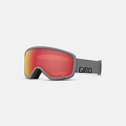 Giro Stomp Jeugd Sneeuwbril - Grijs Wordmark - Amber/Scarlet Lens - One Size