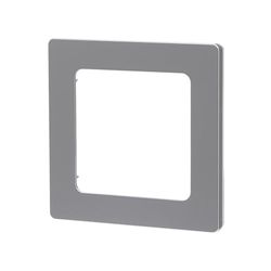Placca da parete in plastica tedesca/francese, con 1 chiave, argento