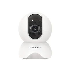FOSCAM 5 MP Videocamera di sorveglianza WiFi interni, Pan-Tilt con 6 x Zoom digitale, Audio Bidirezionale, Visione Nocturna, Rilevamento di movimento/Persona, Assistente vocale, Monitor Bebe