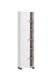 Schildmeyer Balto - Colonna armadio in legno derivato, colore bianco gesso, 44,9 x 23,4 x 167,6 cm