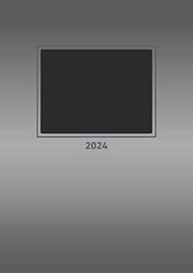 Photo Craft Calendar Silver 2024 – 21 x 29.7 – Do It Yourself Calendar A4 – Dated – Creative Calendar – Photo Calendar – Alpha Edition