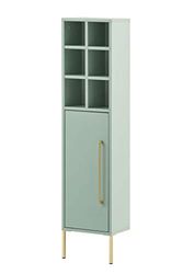 Schildmeyer Alacena Gloria 146645, Material de Madera, Menta/Oro, 130,6 x 30,4 x 21,8 cm