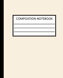 COMPOSITION NOTEBOOK: vintage botanical illustration butterfly floral pattern with 120 college Ruled | for College, School, Office & Work