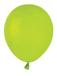 Pack 100 balloons in natural latex Premium Quality A50 (Ø 13cm / 5"), light green