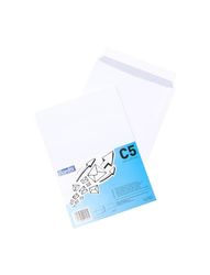 Bantex Enveloppen DIN C5 (22,9 x 16,2 cm) / enveloppen met plakstrips, 50 stuks in folieverpakking (wit)