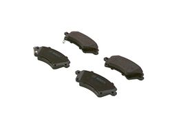 Bosch BP445 - Pastiglie Freni Auto, Dianteiro - Qualidade Bosch - Redução de ruído e pó - Certificação ECE-R90 - Sem cobre - 1 conjunto de 4 comprimidos