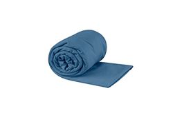 Sea to Summit Serviette de Poche Portable pour Camping, Salle de Sport et Voyage, Taille XL (76,2 x 152,4 cm), Bleu Clair de Lune