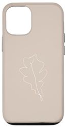 Elegant Leaves Botanical Minimalistic Leaf Case for iPhone 12/12 Pro