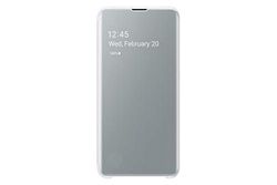 Samsung Original Galaxy S10e Protective Clear View Folio Cover Case - White