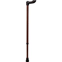 Aidapt Ergonomic Left Handed Walking Stick with Deluxe black matt Printed Design