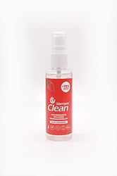 SiempreClean | Solution Hydroalcoolique avec Spray | Solution Désinfectante Peaux Sensibles | 73% Alcool Éthylique | Parfum Fraise, 60 ml