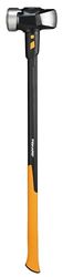 Fiskars Młot wyburzeniowy dwuręczny IsoCore XL, Długość: 92 cm, Waga: 5,67 kg, Czarno-pomarańczowy, 1020164