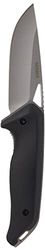 Gerber Coltello a serramanico con fodero in nylon, Lunghezza lama: 8,8 cm, Moment Folding Sheath Knife, Nero, 31-003625