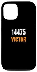 Coque pour iPhone 15 Code postal Victor 14475, déménagement vers 14475 Victor