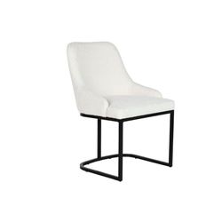 Home ESPRIT Chaise de Salle à Manger Blanc Noir 54 x 61 x 82,5 cm