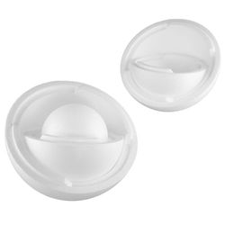 MCE-Commerce A309953 piepschuim ballen set 1 x 10 cm 1 x 15 cm 1 x 20 cm, wit, 10 cm 15 cm 20 cm