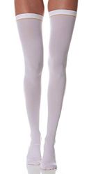 SCUDOTEX Bas Médical Auto Fixant Anti-Thrombose à Compression Décroissante 18-24 Hg mm Longueur Long Couleur Blanche Taille 2