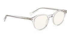 Bollé Safety PRBLOND20A LONDON Gafa de Lectura, 1 Contra, Lente de PC Incoloro, Tecnología PRB420, Bloqueador de la Luz Azul, Montura de Acetato de Cristal para Unisex