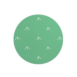 Questo Casa, Round Digital Printed Mouse Pad, Non-Slip Base, for Office and Home, Diameter:22cm