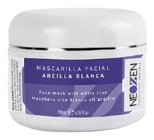 NEOZEN Maschera facciale con Argilla Bianca 200 ml, Nero, Estandar