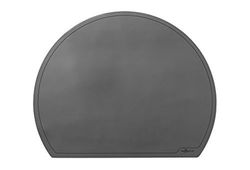 Durable 729501 Almohadilla de escritorio media redonda (650 x 520 mm) negra