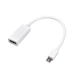 APM 590476 Adapter Mini DisplayPort/HDMI stekker/bus - Adapter DisplayPort HDMI maakt de verbinding van een MacBooks met een HDMI-kabel mogelijk - 15 cm lang - wit en goud