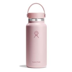 HYDRO FLASK - Wide Mouth - Vattenflaska 946 ml 32 oz - Vakuumisolerad rostfri vattenflaska med Flex-topp - Trillium