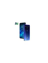 TCL 10 5G - Smartphone de 6.53" FHD+ con NXTVISION (Qualcomm 765G 5G, 6GB/128GB Ampliable MicroSD, Cámaras de 64MP+8MP+5MP+2MP, Batería 4500mAh, Android 10) Color Azul