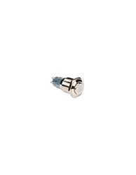 Velleman R1711 DPDT 2 NO 2 NC haute ronde en métal Push Button Switch, Multicolore