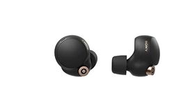 Sony WF-1000XM4 True wireless hörlurar med brusreducering - Upp till 24 timmars batteritid med laddningsfodral - Kristallklara telefonsamtal – Vattentålig (IPX4) perfekt för sport – Svart