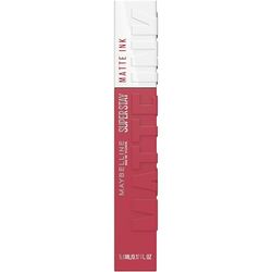 Maybelline New York SuperStay Matte trwała, matowa pomadka do ust w płynie, lekka konsystencja, delikatny zapach, 155 Savant, 5 ml