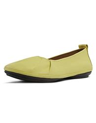 CAMPER Dames Right Nina Mujer Ballet Flat, Bright Yellow, 39 EU