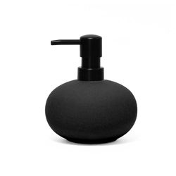 Douceur d'Intérieur Dispenser di sapone, Gres, nero, (0) 11,2 x 12,8 cm