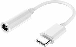 PremiumCord Adaptador USB-C a Stereo Jack de 3,5 mm con Chip DAC Adaptador de Auriculares, USB 3.2 Tipo C Macho a Jack AUX Audio, Compatible con Todos los Dispositivos Android e iOS, Color Blanco, 10