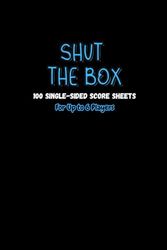 Shut the Box Scoring Pads: 100 Sheets for Easy Game Tracking