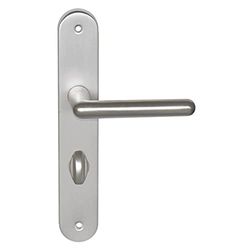 Bord 195 Condamnation aluminium, zilverkleurig