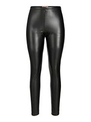 JACK & JONES Dames Jxmegan Faux Lederen Leggings Sn, Zwart/Details: mat, M