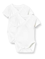 Petit Bateau unisex baby kortärmad body för nyfödda (2-pack), Variant 1, 3 månader