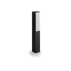 Philips 1648893P0 Iluminação exterior (4,5 W LED, iluminação de sobremuro/pé para exterior, alumínio, sintético, IP44, jardim, pátio, I) antracite