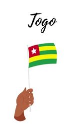 Togo: Togolese Themed Blank Lined Notebook