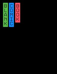 Blank Comic Book: Multiple templates, 5+ panel layout, draw your own manga