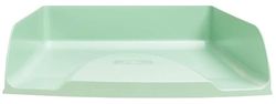 Exacompta - Ref 11180D - 1 letter tray Combo Styli Autentik - for A4+ documents - size 34 x 25 x 6.5 cm - label holder - holds 500 sheets - sage green