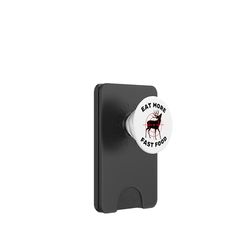Caza divertida de ciervos para cazadores comen más comida rápida PopSockets PopWallet para MagSafe