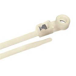 Ancor 11' MOUNTING Self Cutting Cable Tie Natural 500PCS DAN-1264, Other, Multicolor, One Size