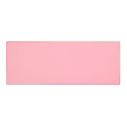 Mars Gaming MMP224 Tapis de Souris de Jeu XXL 880 x 330 mm, Bords Arc-en-Ciel, Base antidérapante en Caoutchouc Naturel, Surface nanotextile de Haute précision, Tapis de Souris Flexible, Rose