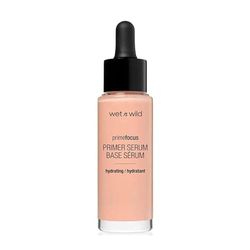 Wet n Wild, Prime Focus Primer Serum, Water-based Serum Primer with Rose Water, Camellia Leaf Extract for a Nourishing Effect, Long-lasting and Hydrating Formula with Silky and Creamy Texture