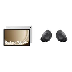 Tab A9+ (Wifi) 64GB Silver and 50% off Buds FE graphite