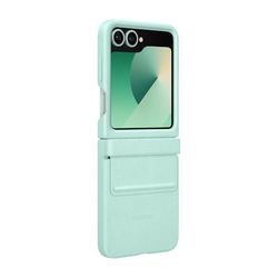 Samsung Flap Eco-Leather Funda de Cuero Vegano Verde Menta para Galaxy Z Flip6
